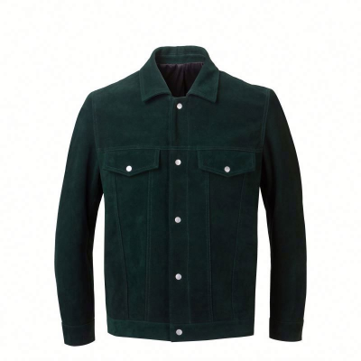 Male Cowhide Leather Bomber Jacket  Slim Fit Men Fashion Jackets Leather Vintage Jacket Wholesale