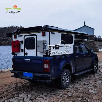 China Custom Slide in Truck Campers Full Equipped Cab Over Campers Four Wheel Truck Bed Campers Box