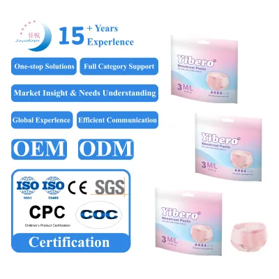 Factory Wholesale Cheap Period Pants Safe Women Sanitary Panties Adult Girl Diapers Sanitary Pads Disposable Menstrual Pants