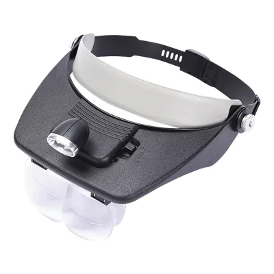 Wholesale Headband Magnifier Lash Salon Supplies Lamp Cosmetic Headband Magnifier Glass With Led
