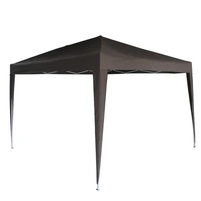 Manual Assembly Steel Frame 3x3M Modern Design Gazebo Tent with Waterproof Fabric Customized Color