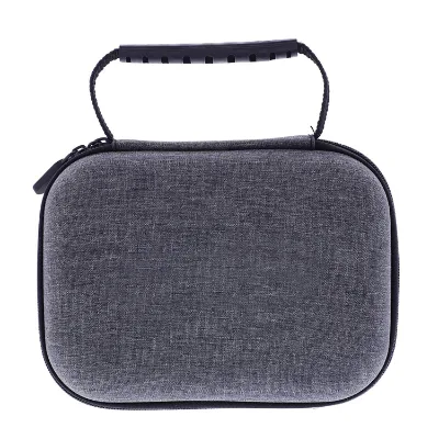 Zippered Hard Shell Shockproof EVA Tens Device Carrying Case with Handle