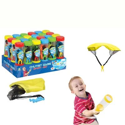 Outdoor Children's Flying Toys Free Throwing Hand Throw Parachute Toy Toss for Kids