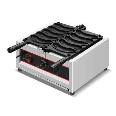 Hot Sale Electric Mini Banana Shape Stainless Steel Long Waffle Maker Penis Waffle Maker