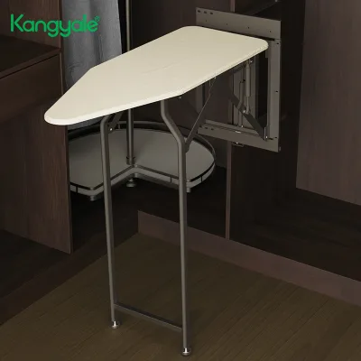 Kangyale Wardrobe Clothes Organizer Wall Mounted Ironing Board 95x33x18 Folding Hotel Ironing Boards