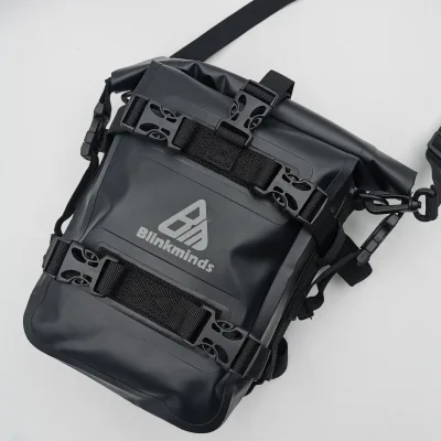 Motorcycle Front Bumper Tail Bag Motorbike Side Bag 8L Full Waterproof Moto Saddle Pannier Bag Alforjas Aluminio Laterales