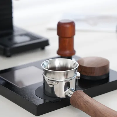 Flared Design Stainless Steel Adapt All Portafilter Anti-spill Easy Cleaning One-piece Moulding Coffee Dosing Ring