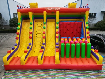 Hot-selling inflatable trampoline, children's playgrounds,slide parks, courtyard stalls, inflatable trampoline