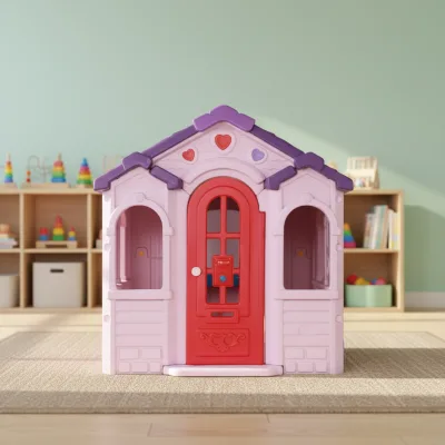 Factory Wholesale Kids Plastic Play House Custom Preschool Children Playhouse Toy for Girls