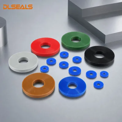 Wholesale High Temperature Rubber Seal Compression Customized EPDM FKM NBR PU PA Aflas Gasket Part Flat Washers