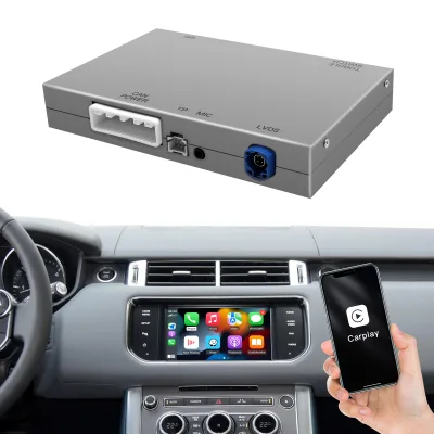 Autoabc Wireless Carplay Box for Land Rover/Jaguar/Range Rover/Evoque/Discovery Android Auto Mirror Link Bt Aux Camera Support