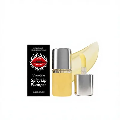 VIARELINE Regular Size 5ml Lip Oil Vitamin E Infused Lip Care Softening Brightening Hydrating Plumping Radiant Smooth Lip