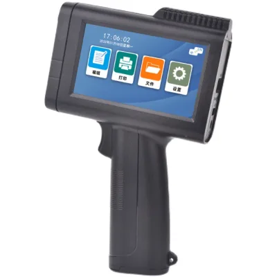 Handheld Intelligent Inkjet Barcode Printer Self Coding Date Marker for Plastic Bag Carton Production Packaging