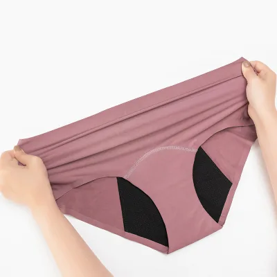 Hotsale Organic Cotton Period Panties Culotte Menstruelle Heavy Flow Leakproof Panties Postpartum Incontinent Underwear