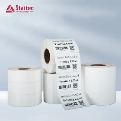 Factory High Quality PP Polypropylene Paper Label Waterproof Durable White BOPP Sticker Self Adhesive Paper for Packaging Label