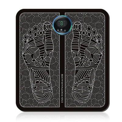 Portable Electric Digital Display Foot Massager Machine Massage Mat to Relieve Pain