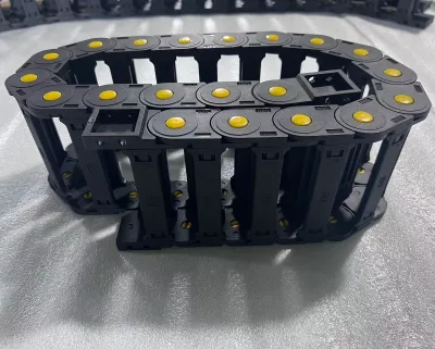 Industrial Plastic Cable Drag Chain Enclosed Type Cable Carrier for CNC Plasma Cutting Machine