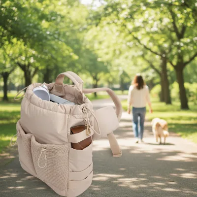 Custom Dog Snack and Treat Bag Breathable Portable Cross-body Teddy Outdoor Dog Poop Bag