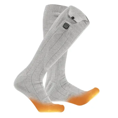 Remote Controlled 3.7V 4000mAh Liion Batteries Fluffy Heated Socks Thick Outdoor Ski Hiking Cozy Socks for Men Women