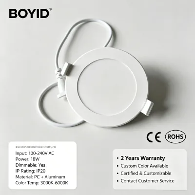 SAA LED Downlight AU Plug with 3CCT (3000K-4000K-5000K) IP44 220V for Residential Use-Soft Flicker-Free Illumination