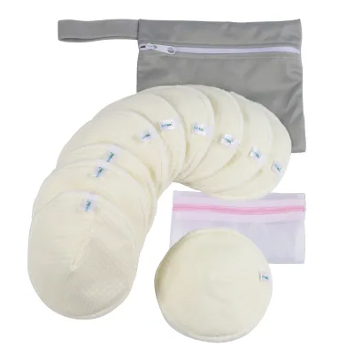 Annababy Custom Bamboo Maternity Nursing Pads Soft Reusable Washable Breathable Features Wholesale Low Price