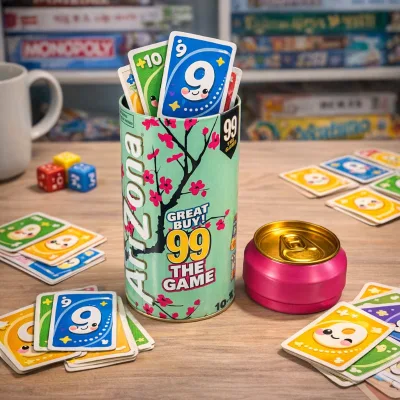Custom Playing Card Tin Box Metal Card Game Case Trading Card Tin Packaging Playing Cards with Tin Box Printed Logo