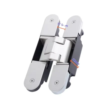 Modern Adjustable Zinc-Alloy Conceal Pivot Door Gate Hinges Heavy Duty 4mm 180 Degrees Opening ECH EAG002