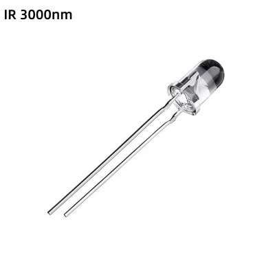 Rohs Factory Delivery Round IR LED Diode 5mm Manufacturer 3000nm Infrared LED for Medical Diagnostics