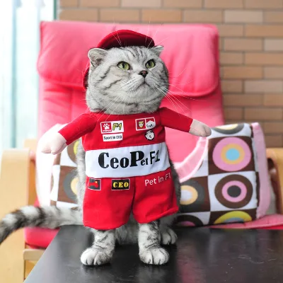 Fashion Simple & Cute Classic Eco-Friendly Durable Polyester Halloween Dog & Cat Costumes Modern Pet Coat