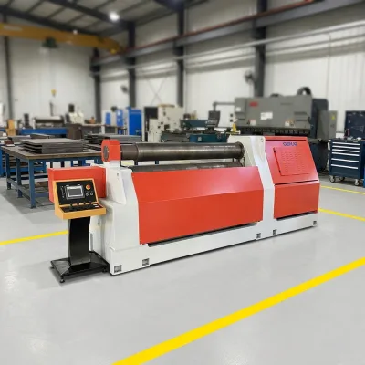 Large CNC 4 Roller Plate Rolling Machine Heavy Plate Rolling Equipment for Shipbuilding Boiler Manufacturing