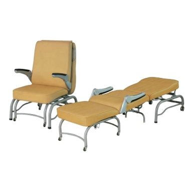 EU-0323 Luxury Convertible Hospital Patient Room Accompany Chair Bed