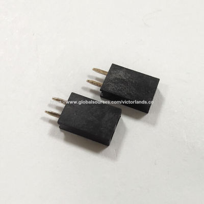 2.54mm H8.5 W 2.5 1*2P 180° Female Headers