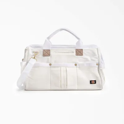 Custom Made Wide Opening Durable Rip-resistant Canvas Painters Work Bag Work Gear Kits Organizer Tool Bag with Your logo