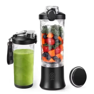 Sports Travel Gym Mini Self Cleaning 600ML Stainless Steel Blades USB Rechargeable BPA Free Portable Multipurpose Fruit Cream