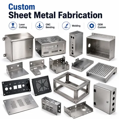 Precision Non Standard Sheet Metal Electrica and Boxes Processing Electro Galvanized Parts Titanium Sheet Metal Fabrication