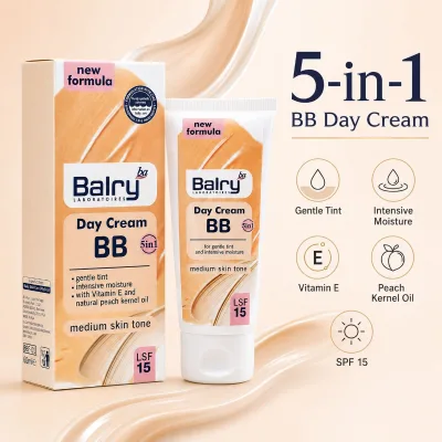 Wholesale BALRY 60ml Full Coverage BB Cream Foundation Waterproof Long Lasting Lightweight Hydrating SPF 15