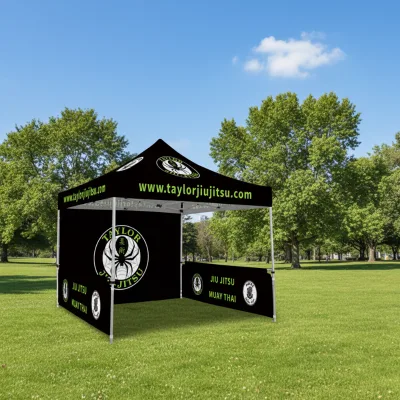 Heavy-Duty Commercial Le Chapiteau 3*3m Trade Show Tent Folding Canopy Pop up Tent with Aluminum Iron Frame for Marketing Event