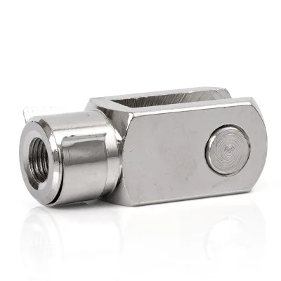M12 Clevis Fork Y Joint Cylinder Component for Hydraulic Transmission Systems in Packaging Equipment and Textile Machinery