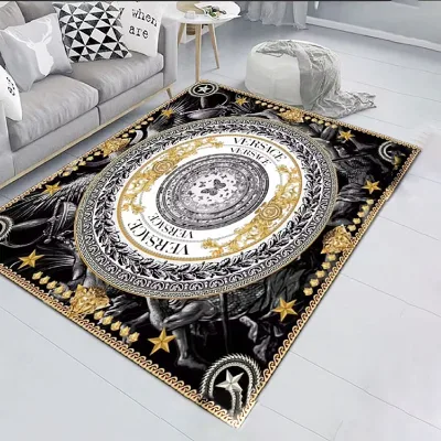 Rectangular living room non-slip rugs  polyester modern rugs and rugs