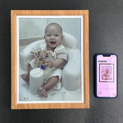 wood photo frames 13.3 inch E Ink Display Photo Frame with Android OS for Enabled 1600x1200 Resolution Multi-Color Options