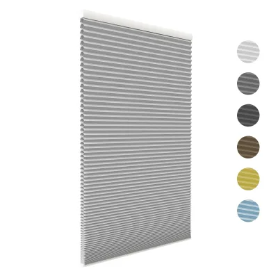 Manually Controlled Honeycomb Blinds Non Woven Fabric Open up Down Custom Size Easy Install Retractable Window Shades