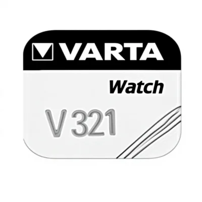 Varta 321 SR616SW 1.55V Rechargeable Silver Oxide Button Watch Battery Pack of 4
