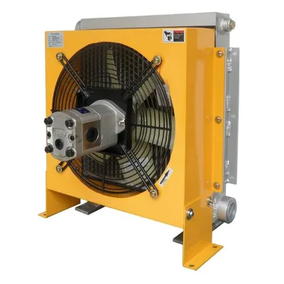 CE Certified AH1012T-100L air Radiator Aluminum High-Performance Heat Exchanger Mini Excavator Hydraulic Oil Cooler with Fan