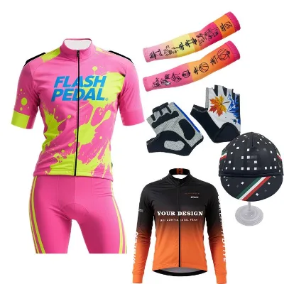 Custom design Elastic Breathable and Lightweight Jersey Oem China Manufacture Retail professional cycling set cycling jersey