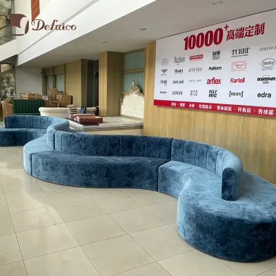 Commercial Grade Hotel Lobby Sofa Waterproof Fire-Retardant Fabric for Living Room Hotel