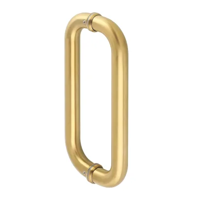 Round Customized Handles Double Sided Shower Room Sliding Door Glass Door Handles