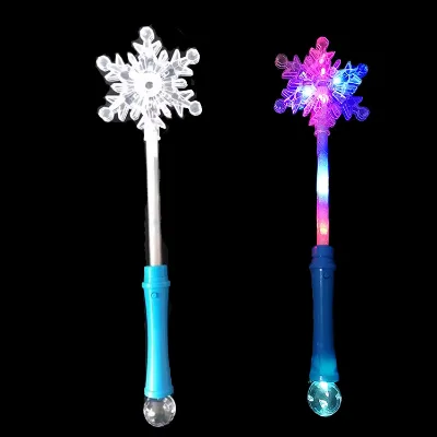 Five-Pointed Star Glowing Stick Kids' Festive Atmosphere Toy Glow-in-the-Dark Snow Flash Stick for Playgrounds Party Supplies
