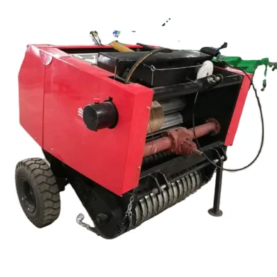 Automatic Grinding Corn Straw Pick up Round Baler Wheat Straw Baler Tractor