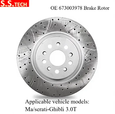 Wholesale Favorable Price Cast Iron OE 673003978 Brake Discs for Ma/serati Ghibli 3.0T