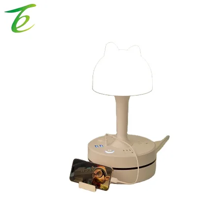 Multi-functional desk lamp, bedroom bedside lamp, socket, three-level dimming, baby feeding, night light, eye-protecting usb